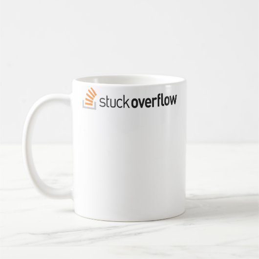 Mug Logo précis de Stuckoverflow (Gauche)