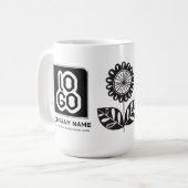 Mug Logo promotionnel des Modèles d'entreprise (Devant gauche)