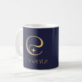 Mug Logo promotionnel Marine Blue & Gold Marketing (Devant gauche)