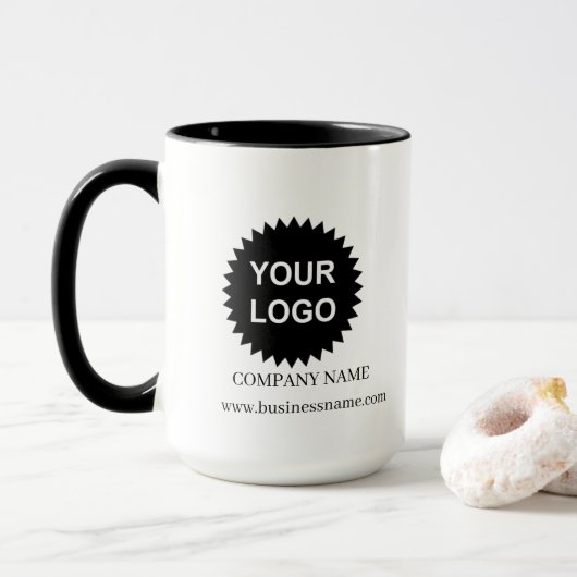 Mug Logo promotionnel personnalisé (Avec donut)