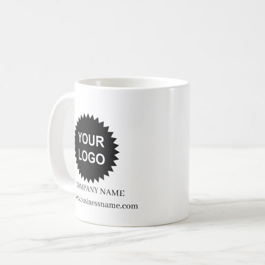 Mug Logo promotionnel personnalisé (Devant gauche)