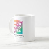 Mug Logo promotionnel personnalisé moderne (Devant gauche)
