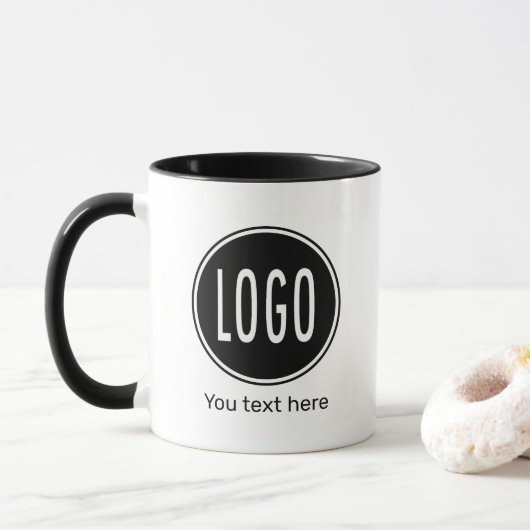 Mug Logo promotionnel professionnel personnalisé, code (Avec donut)