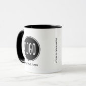 Mug Logo promotionnel professionnel personnalisé, code (Devant gauche)