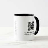 Mug Logo promotionnel professionnel personnalisé, code (Devant droit)