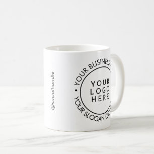 Mug Logo promotionnel rond moderne pour les entreprise