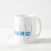 Mug Logo radio de jambon amateur DARC (Devant droit)