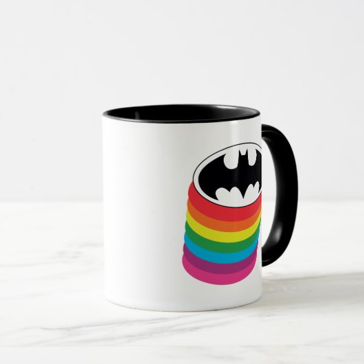 Mug Logo Rainbow de Batman (Devant droit)