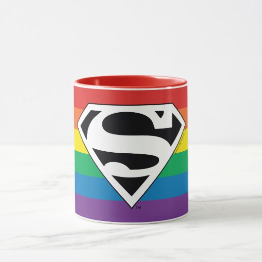 Mug Logo Rainbow Superman (Centre)