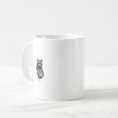 Mug Logo raton laveur de schéma (Devant gauche)