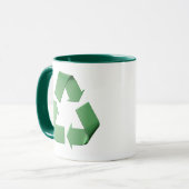 Mug Logo recyclage (Devant gauche)