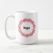 Mug Logo Red Wreath Vacances d'affaires (Gauche)