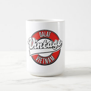 Mug Logo rétro de Dalat vietnam