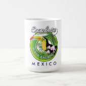 Mug Logo rétro de Playa Balandra Mexique (Centre)