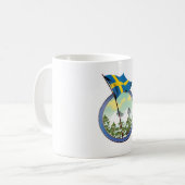 Mug Logo rétro de Suède (Devant gauche)