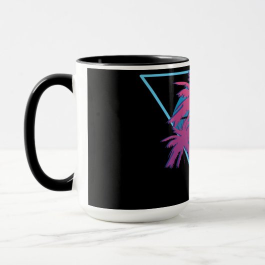Mug Logo Retro Palm Trees (Gauche)
