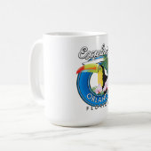 Mug Logo rétro pour explorer Orlando Floride. (Devant gauche)
