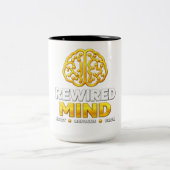 Mug Logo Rewired Mind - Mug à Café Noir (Centre)