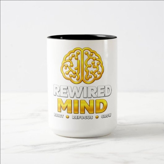 Mug Logo Rewired Mind - Mug à Café Noir