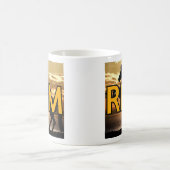 Mug Logo RFM cheval et coucher de soleil/soleil (Centre)