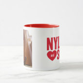 Mug Logo rouge avec les talons à pois (Centre)