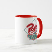 Mug Logo rouge de la boutique Pop's Chock'Lit (Devant droit)