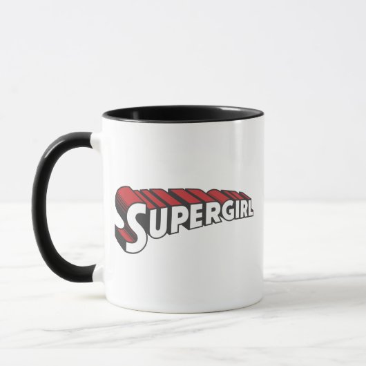 Mug Logo rouge et blanc de Supergirl (Gauche)