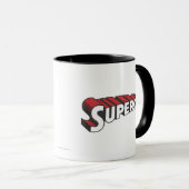 Mug Logo rouge et blanc de Supergirl (Devant droit)