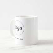 Mug Logo simple et commerce de texte (Devant gauche)