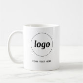 Mug Logo simple et commerce de texte (Gauche)