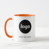 Mug Logo simple et commerce de texte (Gauche)