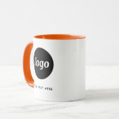 Mug Logo simple et commerce de texte (Devant gauche)