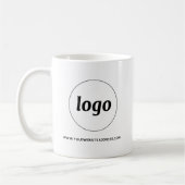 Mug Logo simple et promotion de l'entreprise textuelle (Gauche)