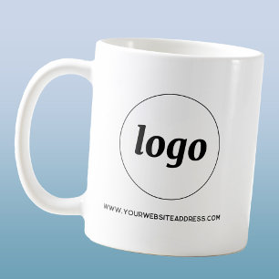 Mug Logo simple et promotion de l'entreprise textuelle