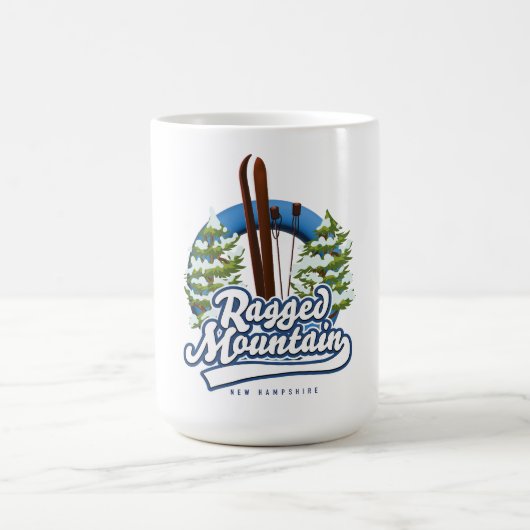Mug Logo ski Ragged Mountain New Hampshire (Centre)
