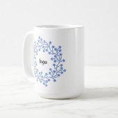 Mug Logo Star Wreath Business Holiday (Devant gauche)