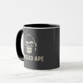Mug Logo Stressed Ape Studios N&B (Devant gauche)