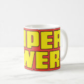 Mug Logo Super Powers™ Jaune (Devant droit)