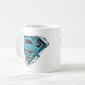 Mug Logo Supergirl Barbed Wire and Flowers (Devant gauche)