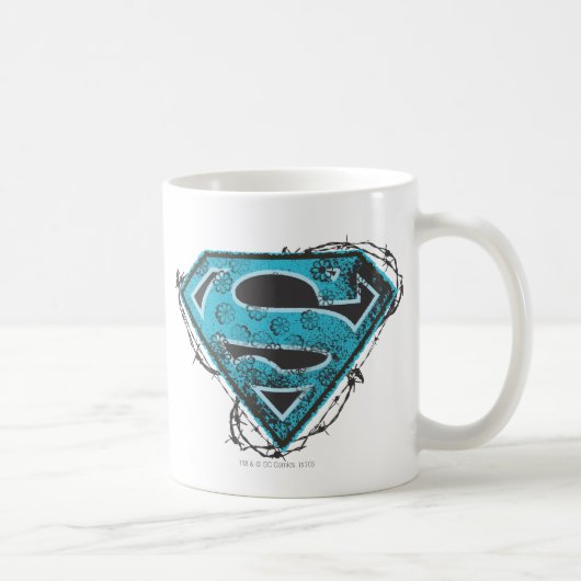 Mug Logo Supergirl Barbed Wire and Flowers (Droite)
