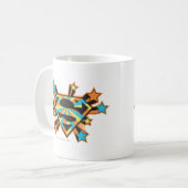 Mug Logo Supergirl Colorful Stars (Devant gauche)