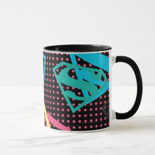 Mug Logo Supergirl Motif & Pois (Droite)