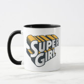 Mug Logo Supergirl Silver et Orange (Gauche)