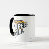 Mug Logo Supergirl Silver et Orange (Devant gauche)