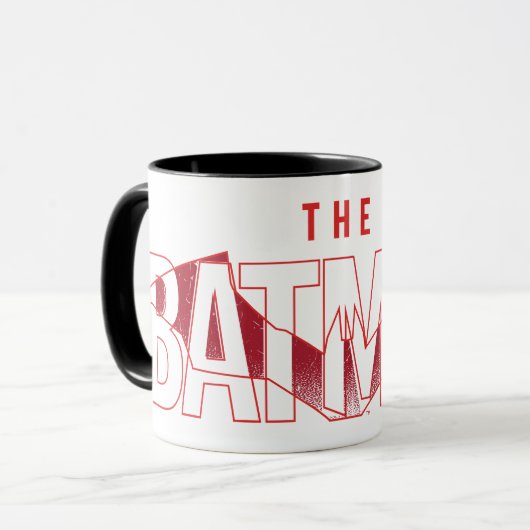 Mug Logo superposé de Batman Bat (Devant gauche)