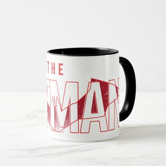 Mug Logo superposé de Batman Bat (Devant droit)