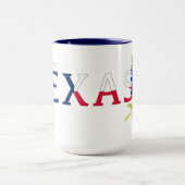 Mug Logo Texas avec Bluebonnets (Centre)