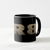 Mug Logo Triumph TR8 - Peau boule (Devant droit)