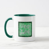 Mug Logo vert anti-avortement (Gauche)