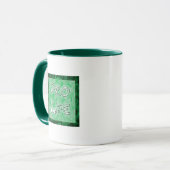 Mug Logo vert anti-avortement (Devant gauche)
